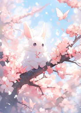 Cherry Blossom Bunny