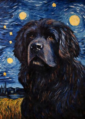 Newfoundland Dog Starry