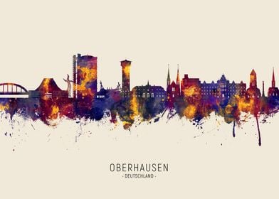 Oberhausen Germany Skyline