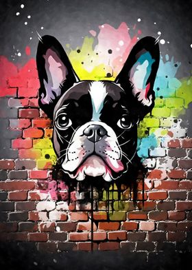 Boston Terrier Graffiti