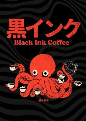 Black ink coffee