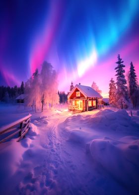 Colorful Aurora Lights 