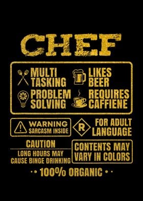 Funny Chef Cooking