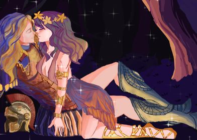 medieval fantasy kiss