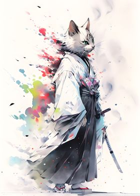 Warrior Cat Painting