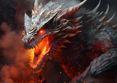 Fire Breathing Hell Dragon