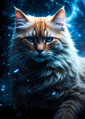 Space Cat Spirit Animal 