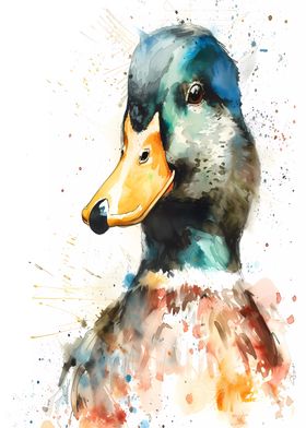 Duck Watercolor
