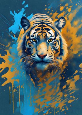 Beautiful Tiger Abstract