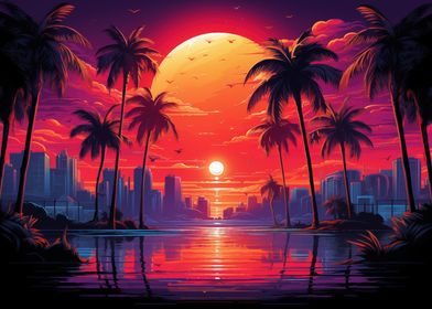 Tropical Synthwave Dreams