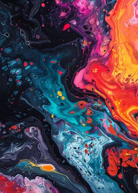 Colorful Liquid Abstract