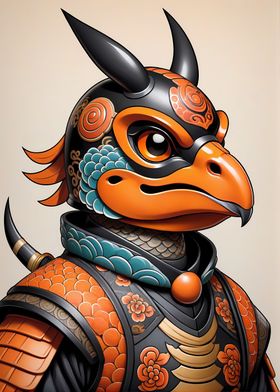 Samurai Mask Quail