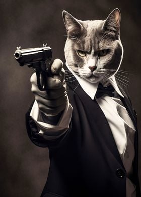 Cat secret agent
