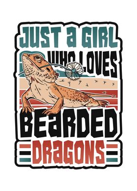 Girls Bearded Dragon