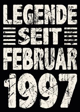 Februar 1997 27 Jahre