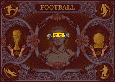 R Cartoon Football 