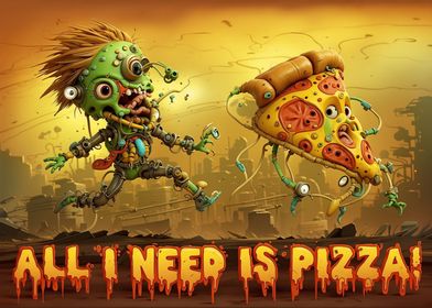 Bio Punk Pizza Zombie