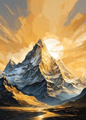 Majestic Sunrise Mountain