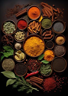 Spices Food and Kitchen