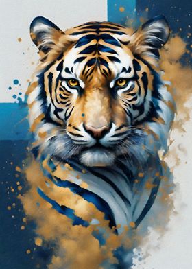 Lovely Tiger Abstract