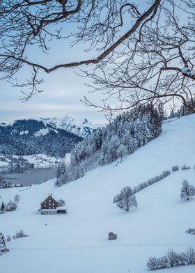 Winter day in Switzerland