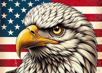 Patriotic Eagle