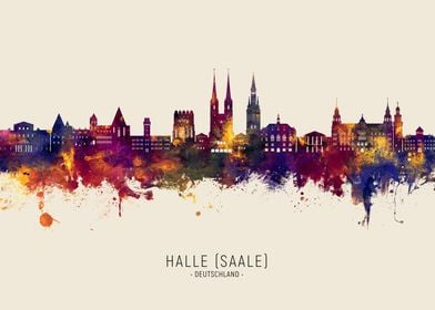 Halle Saale Skyline