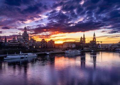 Dresden sunset 