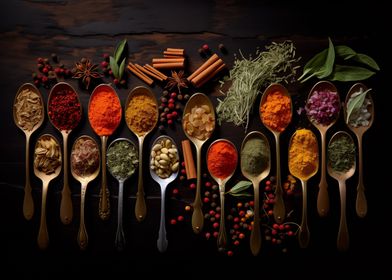 Spices Food and Kitchen