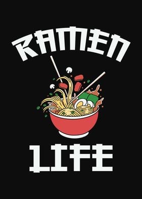 Japanese Anime Ramen Life