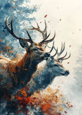 Graceful Deer Portrait