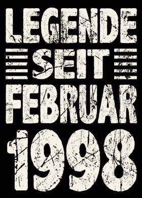 Februar 1998 26 Jahre