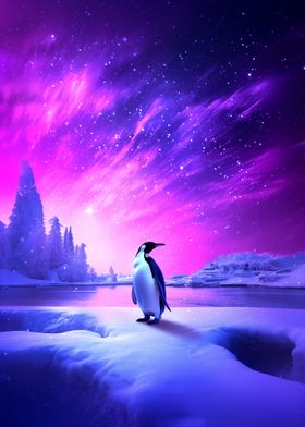Penguin at Twilight