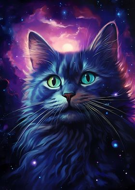 Cat on Galaxy