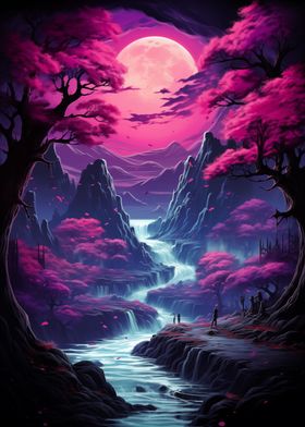 River Landscape Fantasy