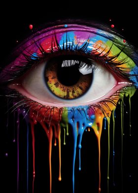 Rainbow eye