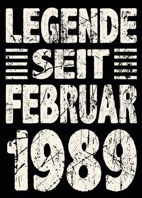 Februar 1989 35 Jahre