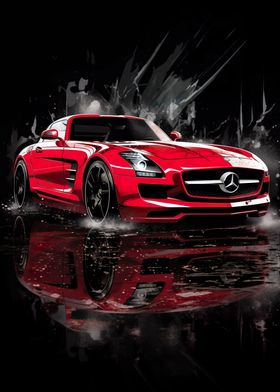 Mercedes SLS AMG car