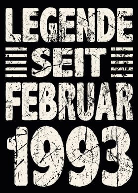 Februar 1993 31 Jahre