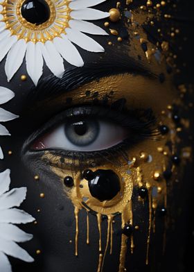 Epic eye in gold