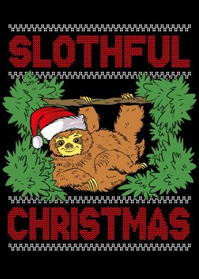 Ugly slothful christmas