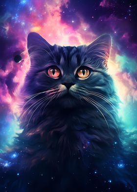 Cat on Galaxy