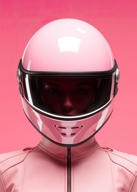 Woman Racing helmet