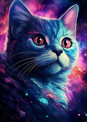 Cat on Galaxy