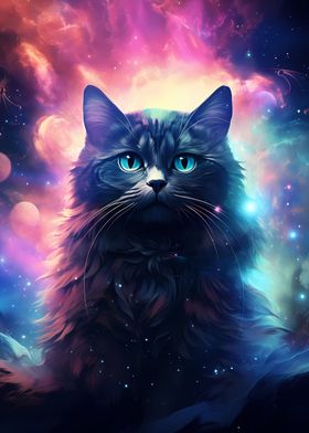 Cat on Galaxy