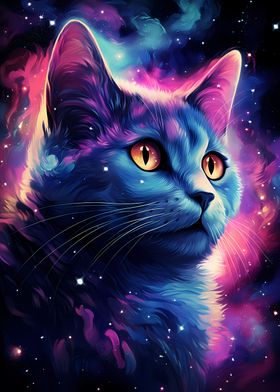 Cat on Galaxy