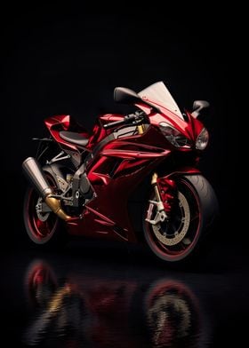 Red Sport bike