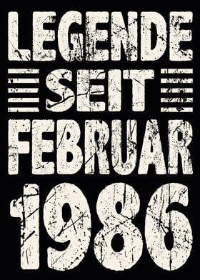 Februar 1986 38 Jahre