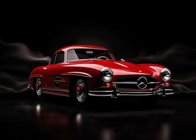 Mercedes Gullwing SL car