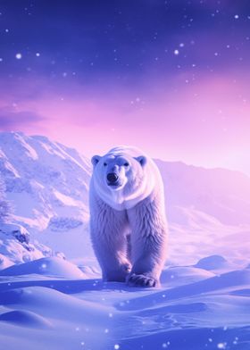 Polar Bear Colorful